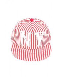 Sapca New York Stripes Red