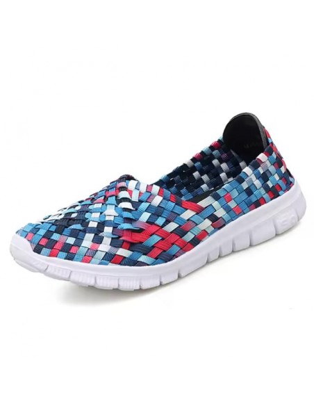 Espadrile dama multicolor elastice ușoare și comode, mărimi 35-41