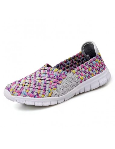Espadrile dama elastice multicolore – Ușoare și comode, mărimi 35-41