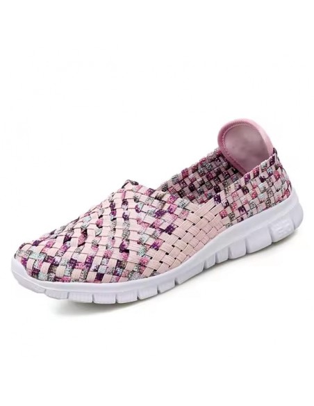 Espadrile dama elastice multicolore – Ușoare și comode, mărimi 35-41
