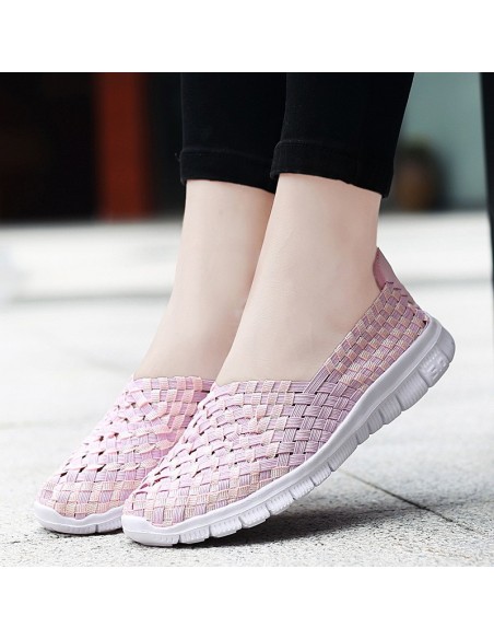 Espadrile dama elastice roz – Ușoare și comode, mărimi 35-41model Rosa