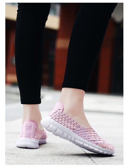 Espadrile dama elastice roz – Ușoare și comode, mărimi 35-41model Rosa