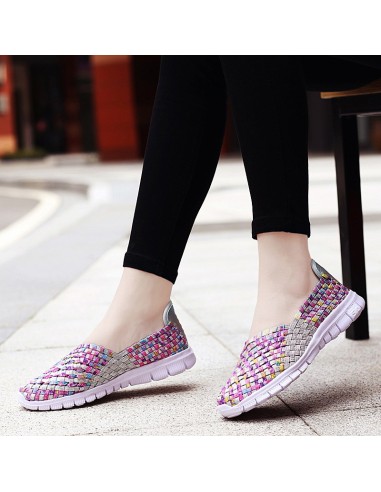 Espadrile dama elastice multicolore – Ușoare și comode, mărimi 35-41 model Adelina