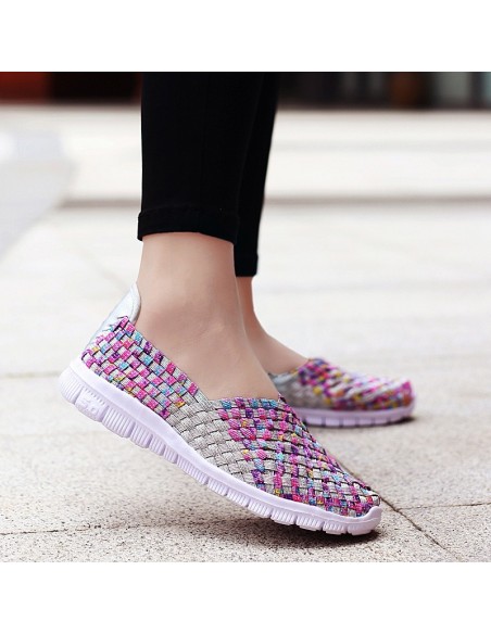Espadrile dama elastice multicolore – Ușoare și comode, mărimi 35-41 model Adelina
