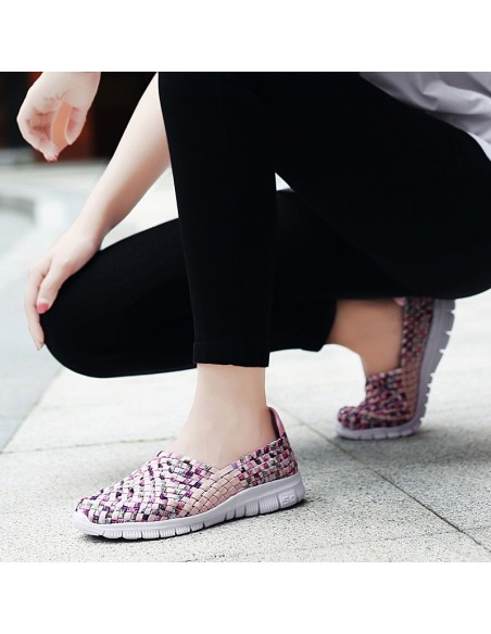 Espadrile dama elastice multicolore – Ușoare și comode, mărimi 35-41 model Adina