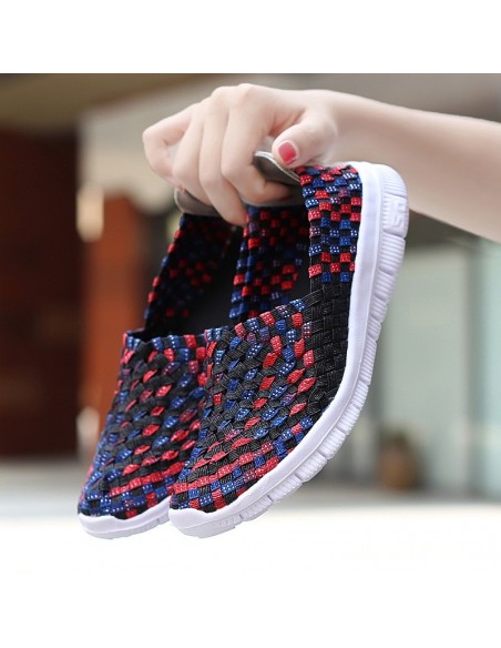 Espadrile dama elastice multicolore – Ușoare și comode, mărimi 35-41model Adela