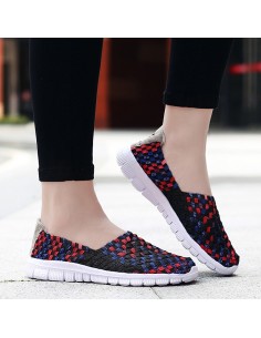 Espadrile dama elastice multicolore – Ușoare și comode, mărimi 35-41model Adela