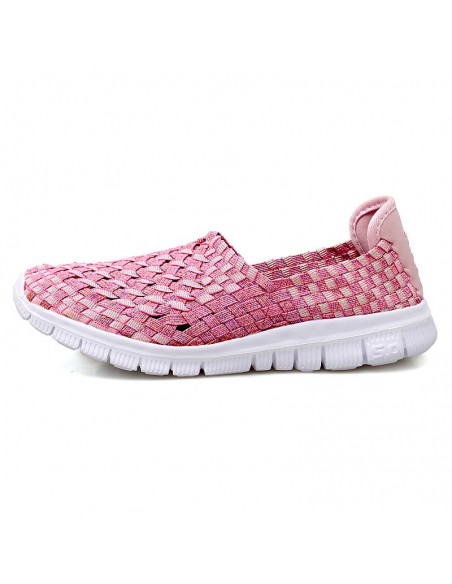 Espadrile elastice roz – Ușoare și comode, mărimi 35-41 model Alina
