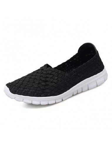 Espadrile elastice negre – Ușoare și comode, mărimi 35-41 model Andra