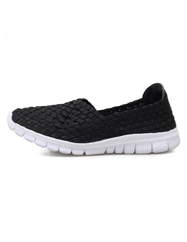 Espadrile elastice negre – Ușoare și comode, mărimi 35-41 model Andra