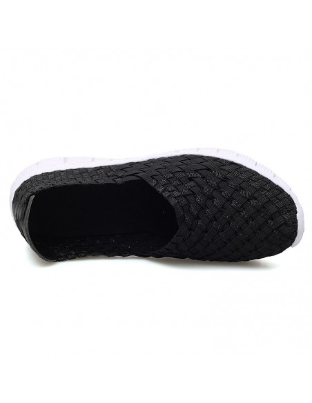 Espadrile elastice negre – Ușoare și comode, mărimi 35-41 model Andra
