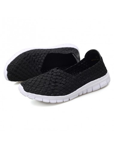 Espadrile elastice negre – Ușoare și comode, mărimi 35-41 model Andra
