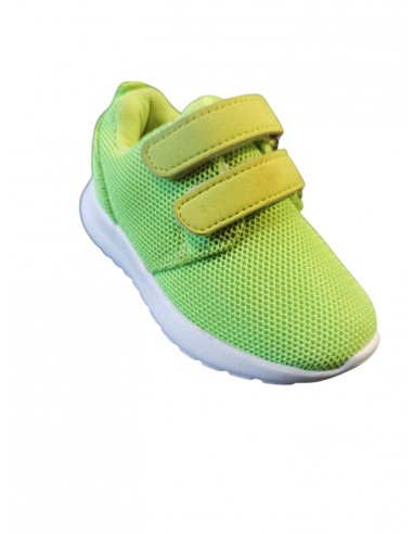 Pantofi sport pentru copii cu scai, verde-neon marimea 20