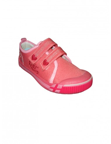 Pantofi sport copii fete – Roz, cu baretă Velcro