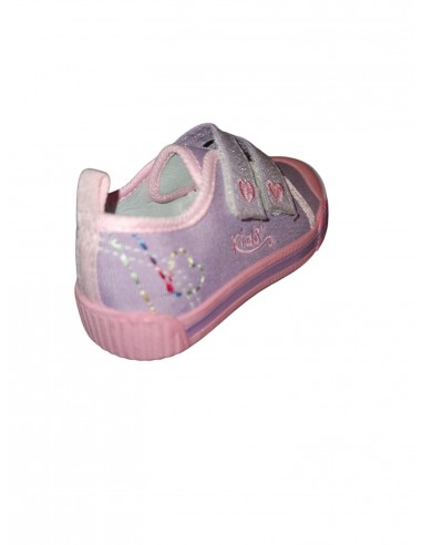 Pantofi sport copii fete – Mov, cu baretă Velcro