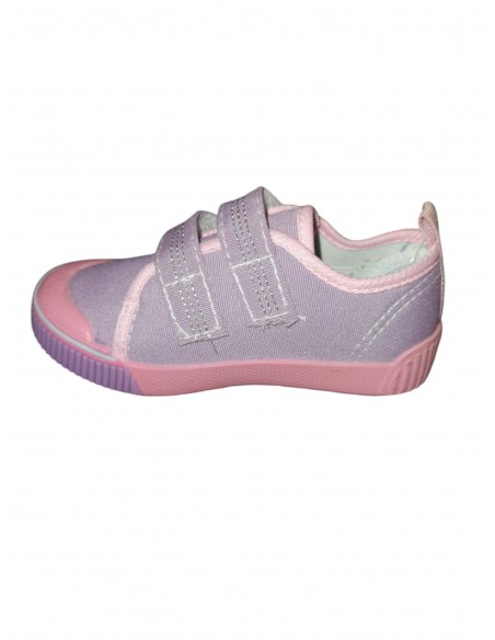 Pantofi sport copii fete – Mov, cu baretă Velcro