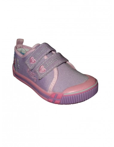 Pantofi sport copii fete – Mov, cu baretă Velcro