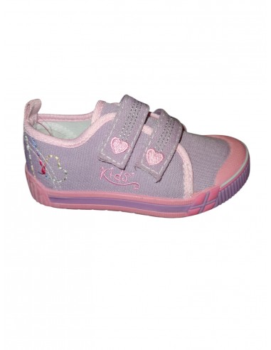 Pantofi sport copii fete – Mov, cu baretă Velcro