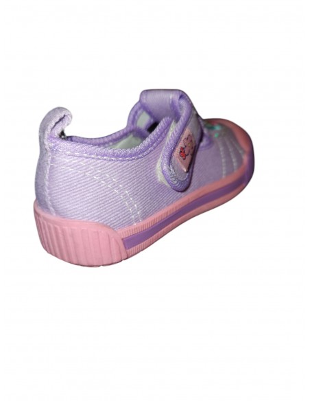 Pantofi sport copii fete – Mov, cu baretă Velcro