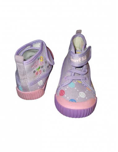 Pantofi sport copii fete – Mov, cu baretă Velcro