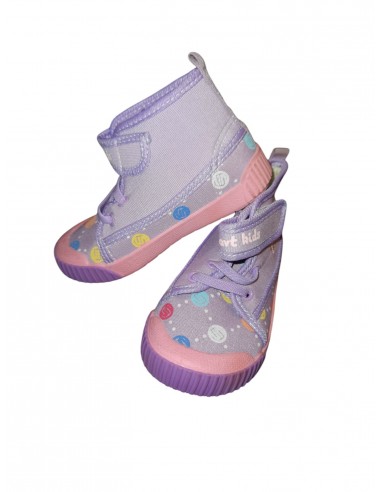 Pantofi sport copii fete – Mov, cu baretă Velcro