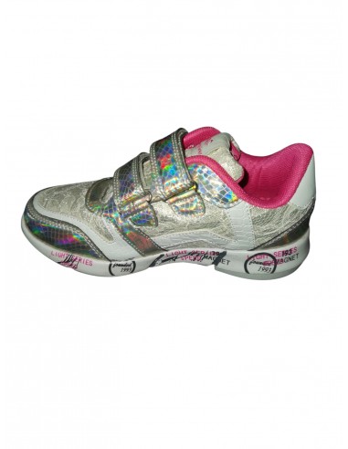Pantofi sport fete, holografici, cu...