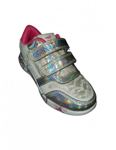 Pantofi sport fete, holografici, cu...