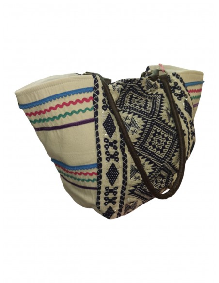 Geantă Statement Boho-Etno cu Broderii Colorate – Handmade & Unicat
