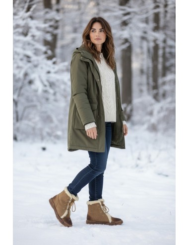 Ghete Emilia Dama Piele Naturala si Blana – Model Casual Winter