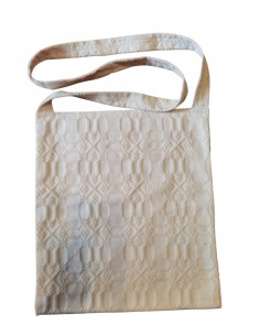 geanta dama tip traista bej cu model traditional etno chic 2