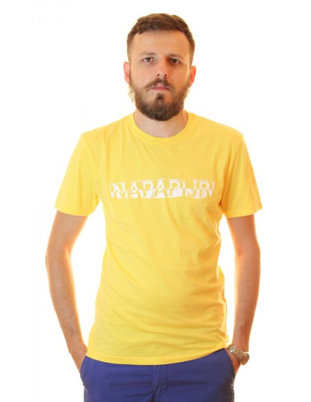 Tricou Barbati napapijri  bumbac galben