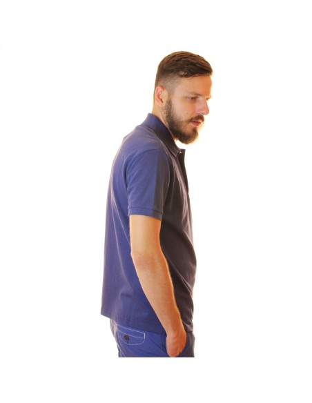 tricou polo bleumarin