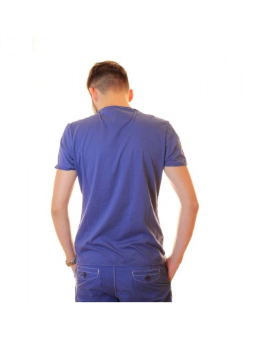 tricou albastru din bumbac napapijri