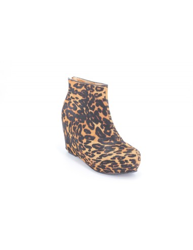 Ghete Femei Piele Animal Print