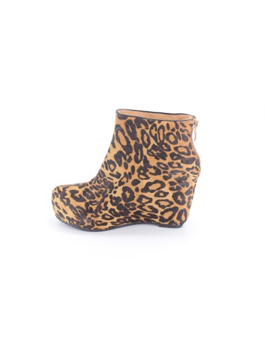 Ghete Femei Piele Animal Print